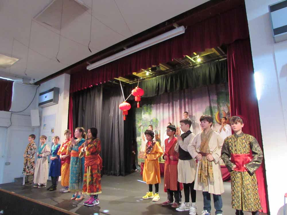 Year 6 Production of 'Mulan', March 2016